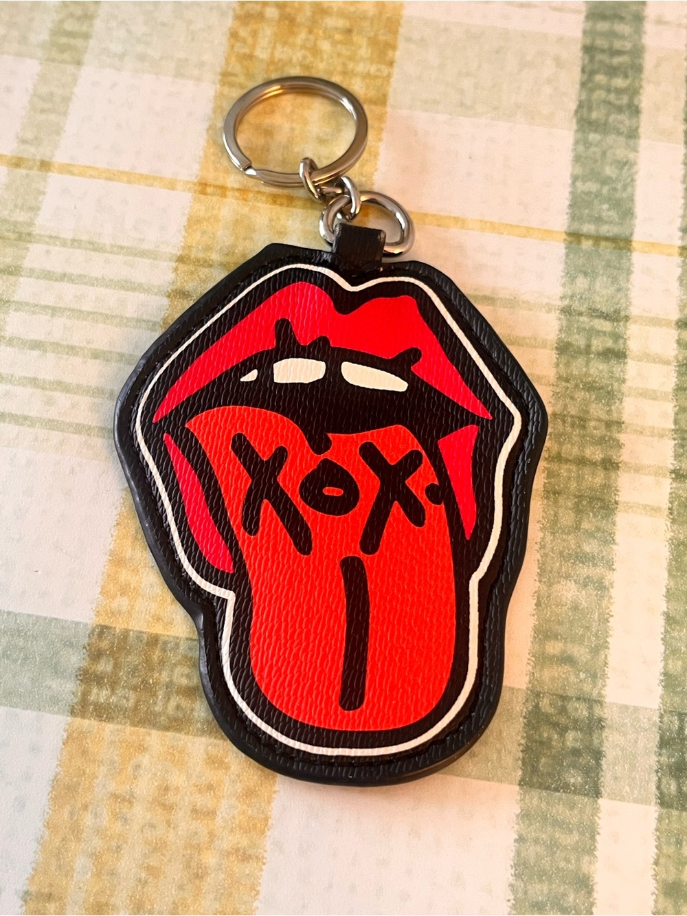 Brand New Betsey Johnson Exclusive lips with tongue out keychain from Torrid